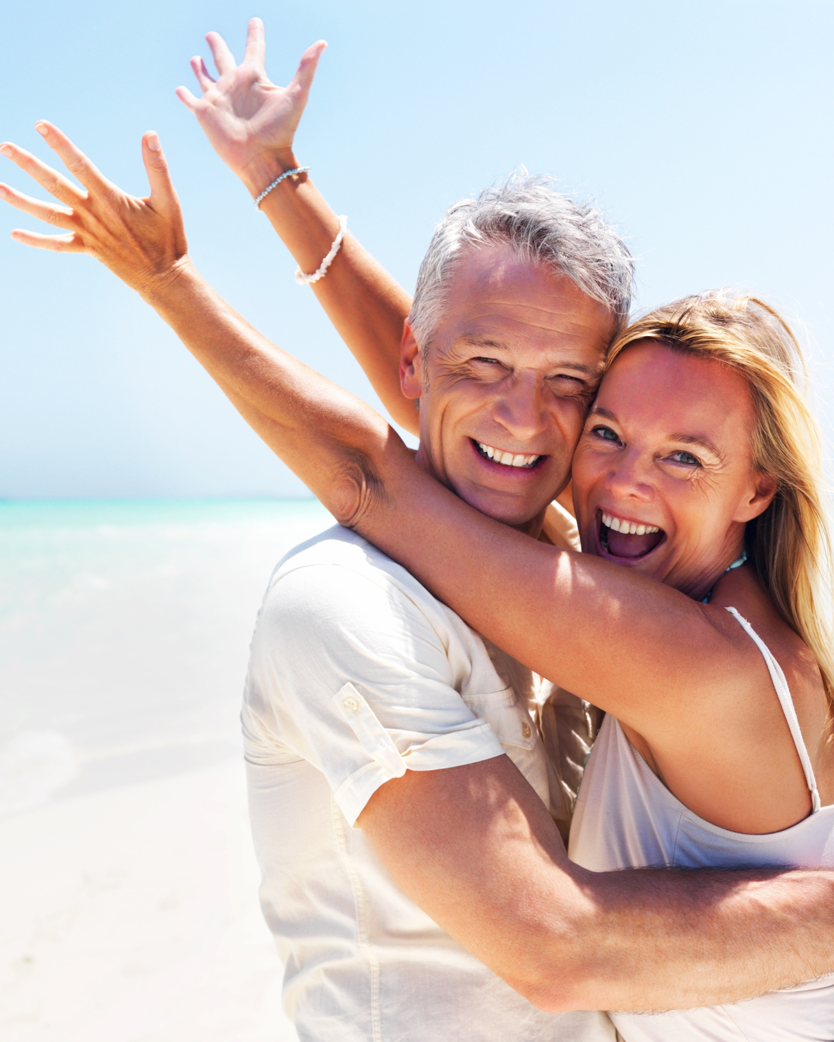 couple on the beach