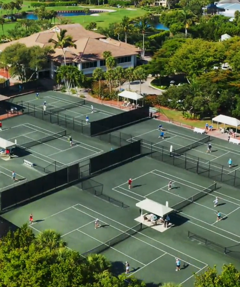 tennis courts