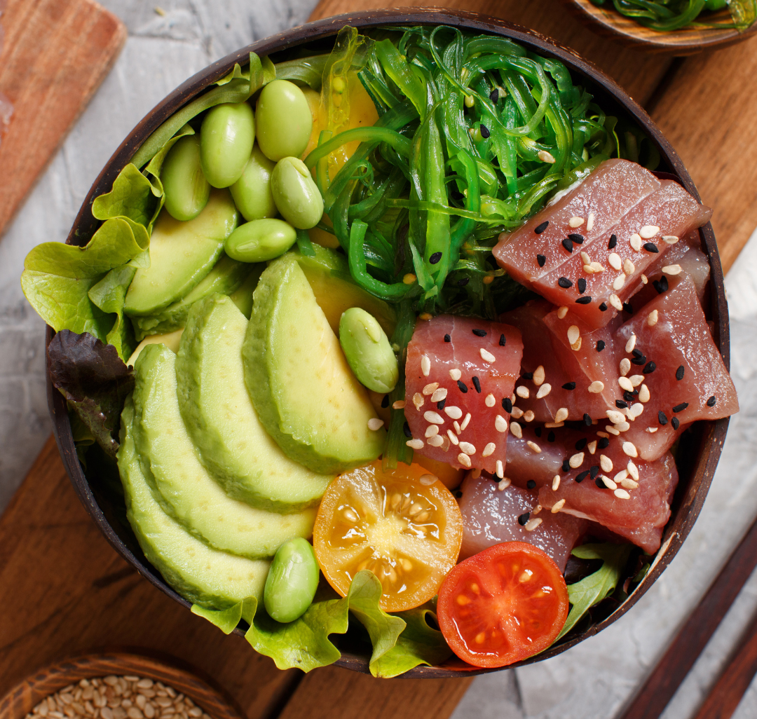 tuna poke bowl