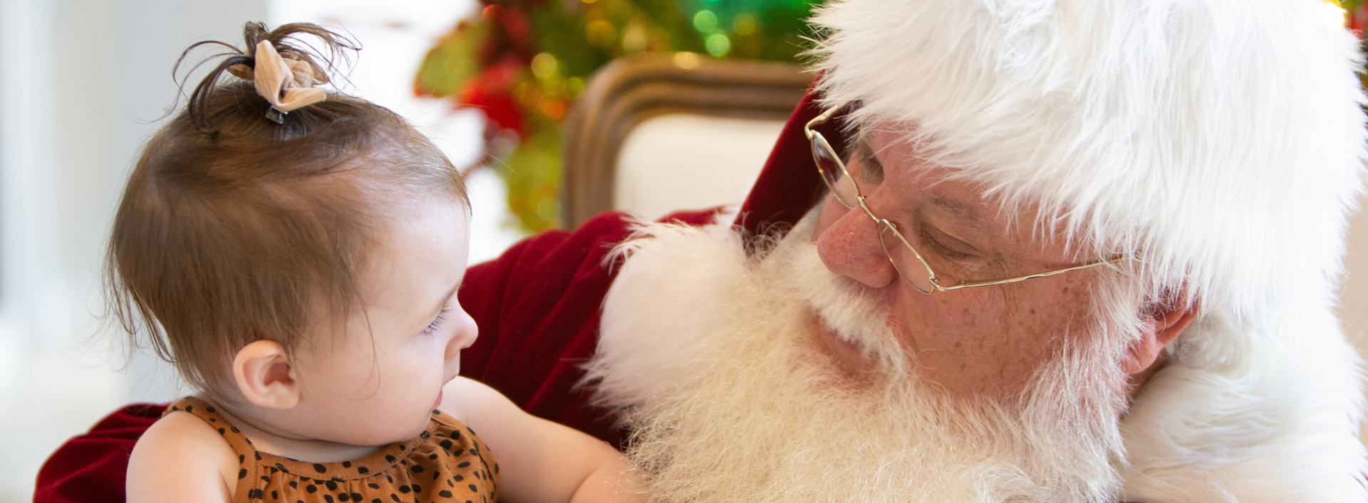 child and Santa